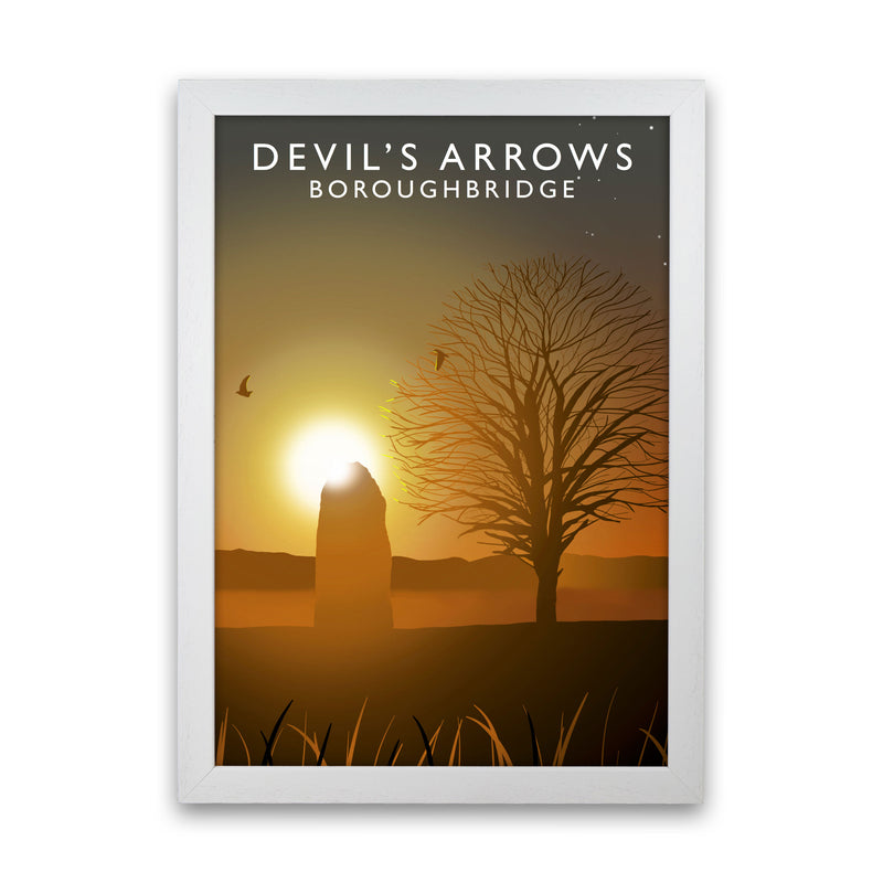 Devil's Arrows Portrait by Richard O'Neill White Grain