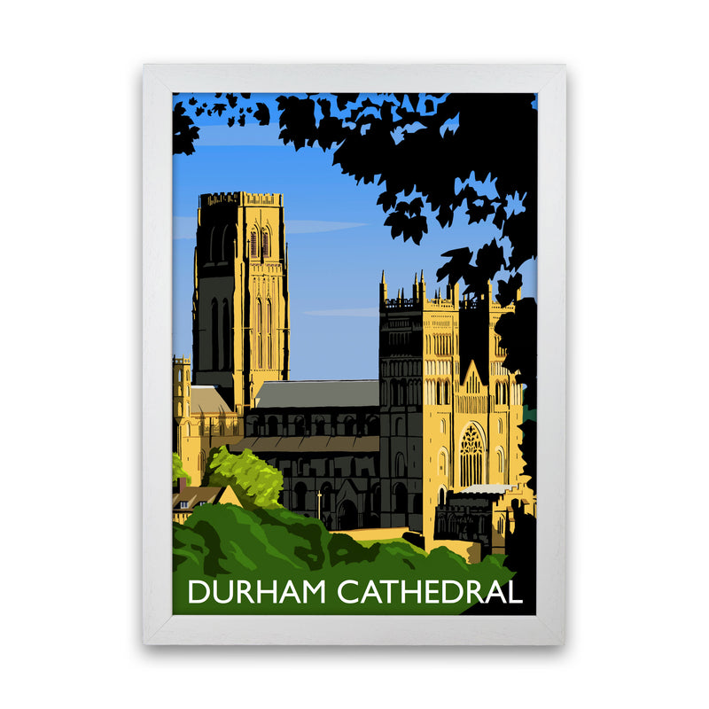 Durham Cathedral Portrait by Richard O'Neill White Grain