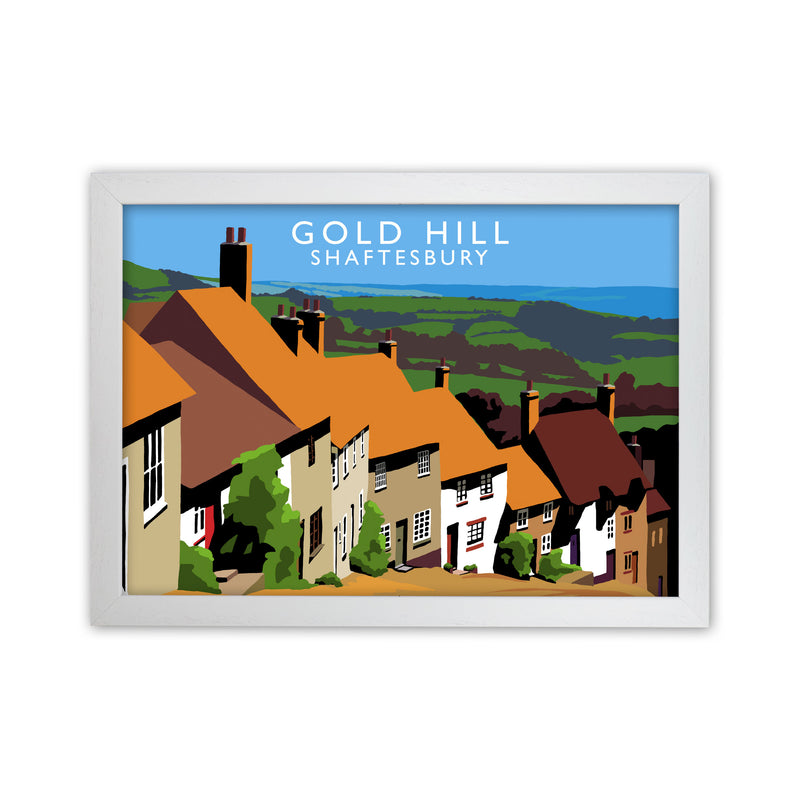 Gold Hill 2 by Richard O'Neill White Grain