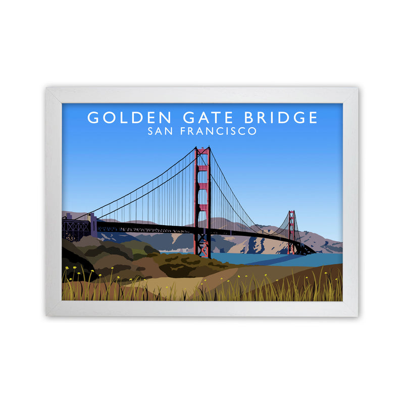 Golden Gate Bridge by Richard O'Neill White Grain