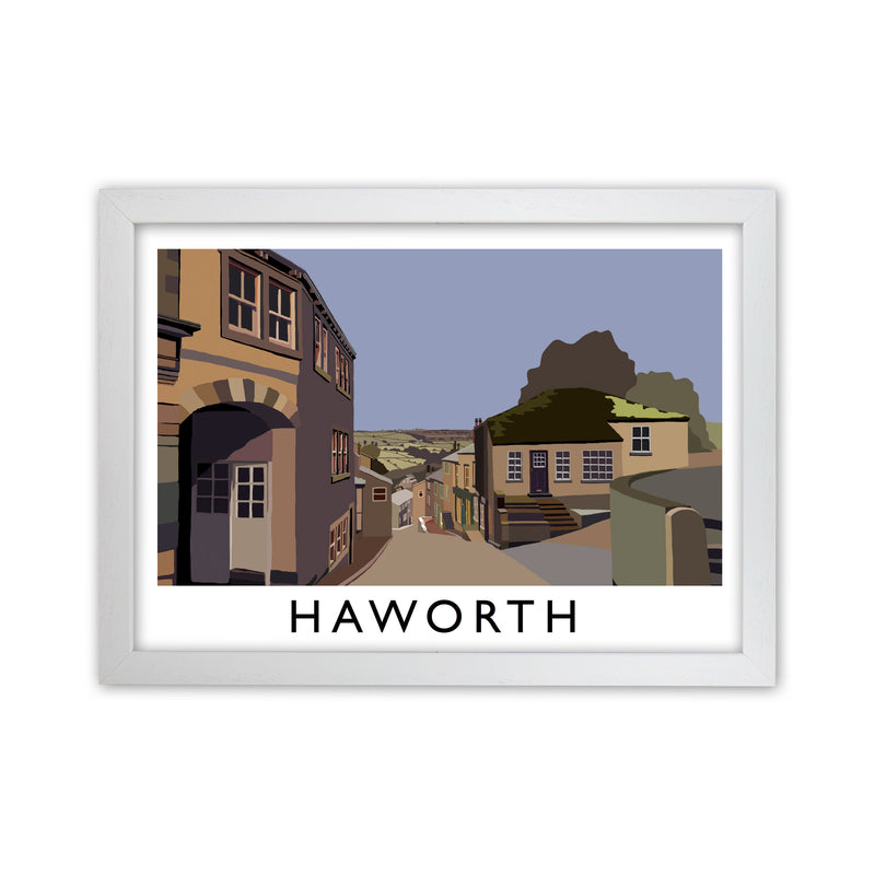 Haworth Framed Digital Art Print by Richard O'Neill White Grain