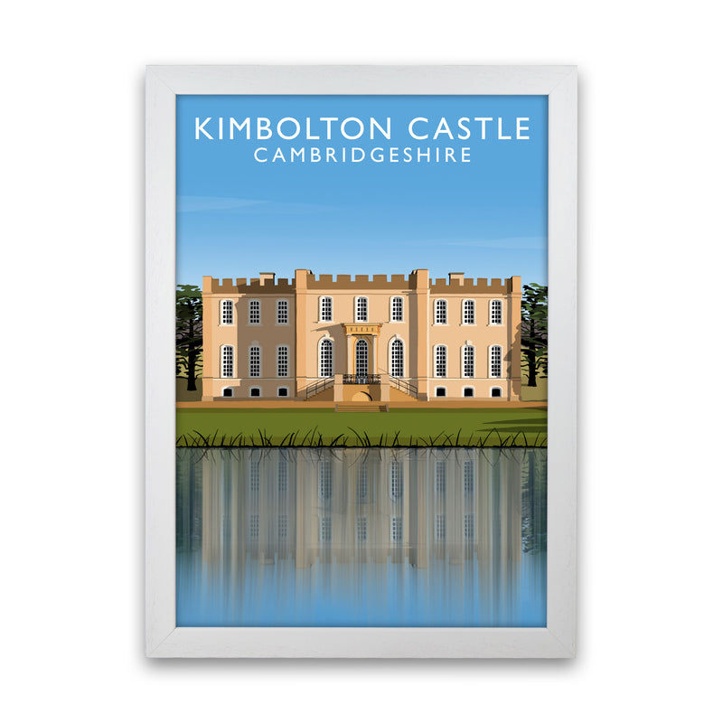 Kimbolton Castle Cambridgeshire Travel Art Print by Richard O'Neill White Grain