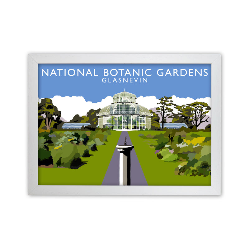 National Botanic Gardens Glasnevin Travel Art Print by Richard O'Neill White Grain