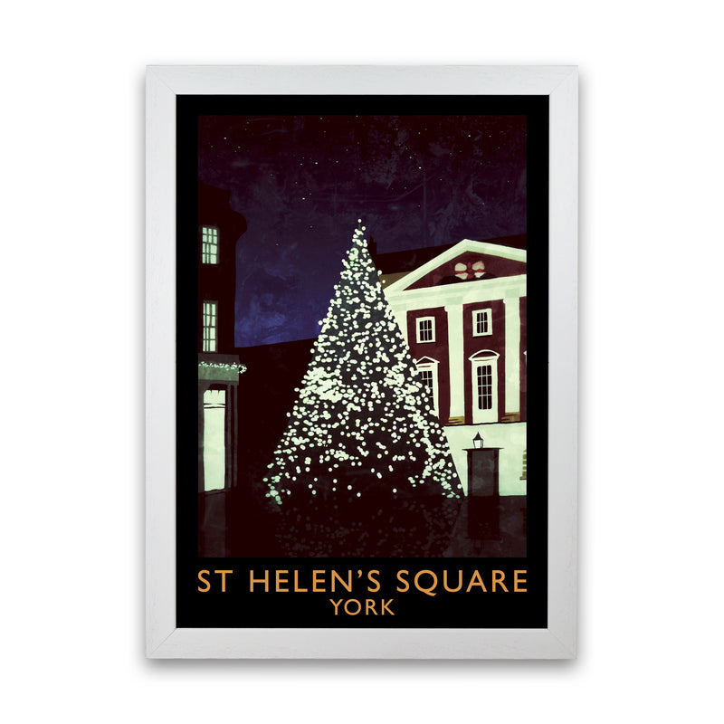 St Helen's Square York Travel Art Print by Richard O'Neill White Grain