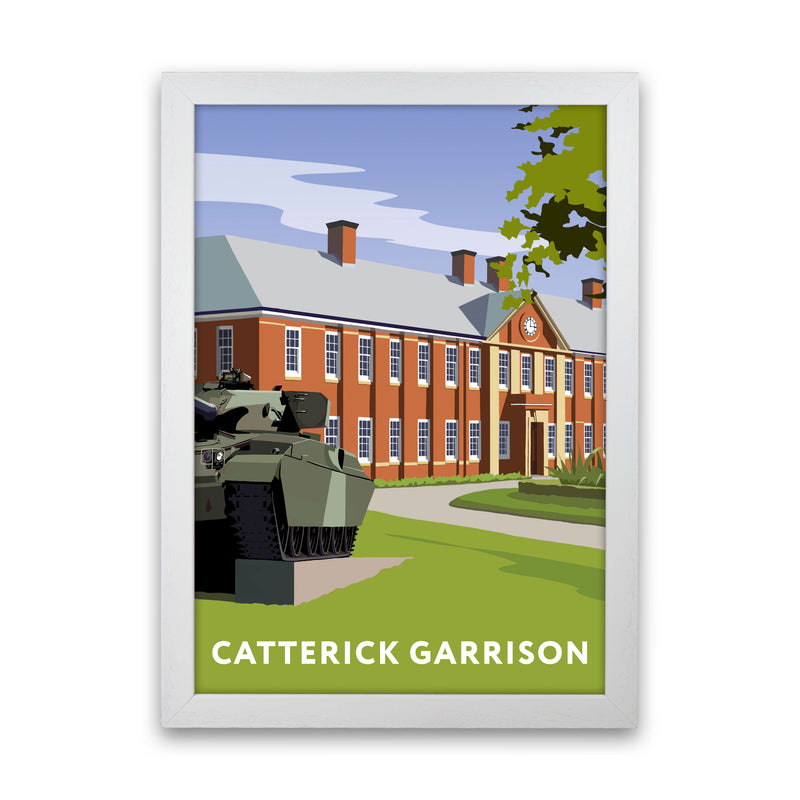 Catterick Garrison Portrait by Richard O'Neill White Grain