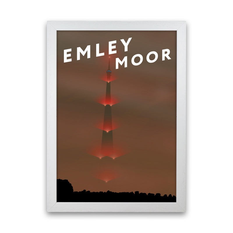 Emley Moor 5 by Richard O'Neill White Grain