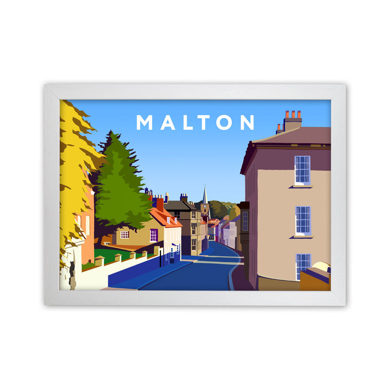 Malton Framed Digital Art Print by Richard O'Neill White Grain