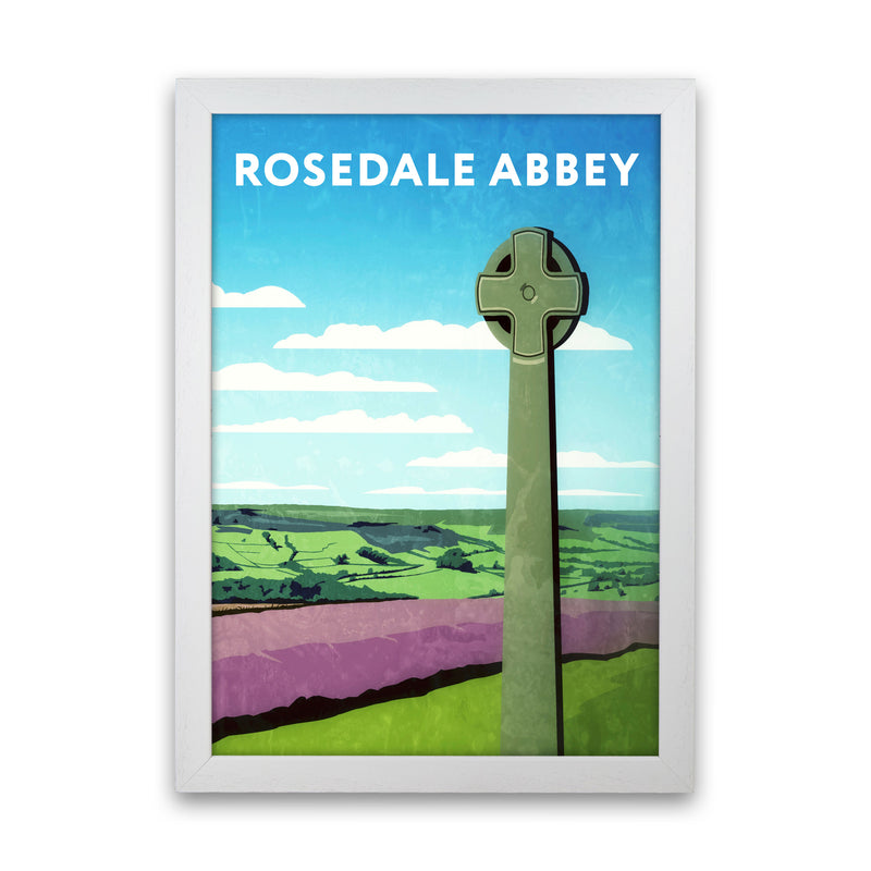 Rosedale Abbey Portrait by Richard O'Neill White Grain