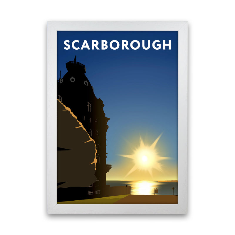 Scarborough Sunrise Portrait by Richard O'Neill White Grain