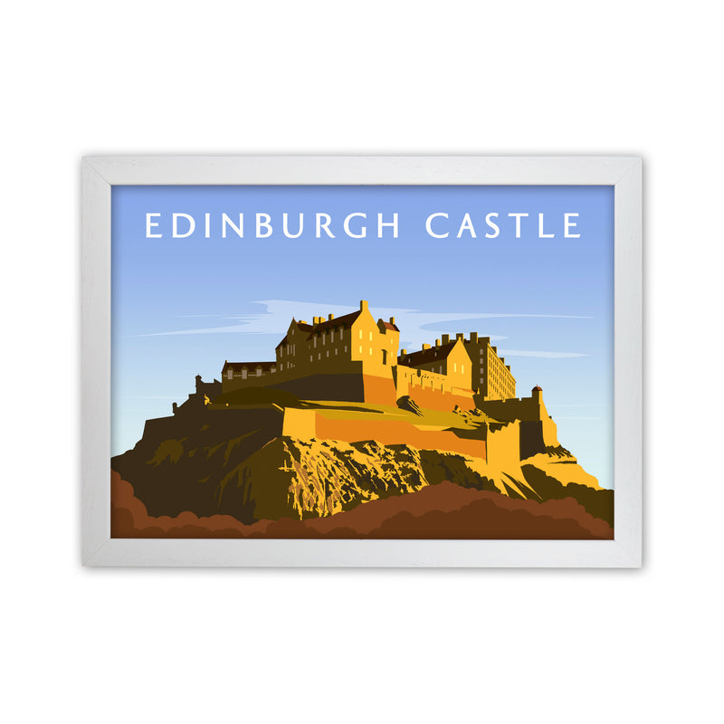 Edinburgh Castle Art Print by Richard O'Neill White Grain
