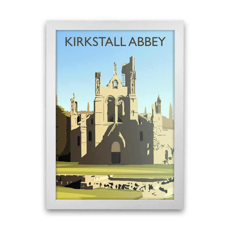 Kirkstall Abbey portrait by Richard O'Neill White Grain