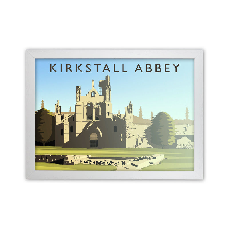 Kirkstall Abbey by Richard O'Neill White Grain