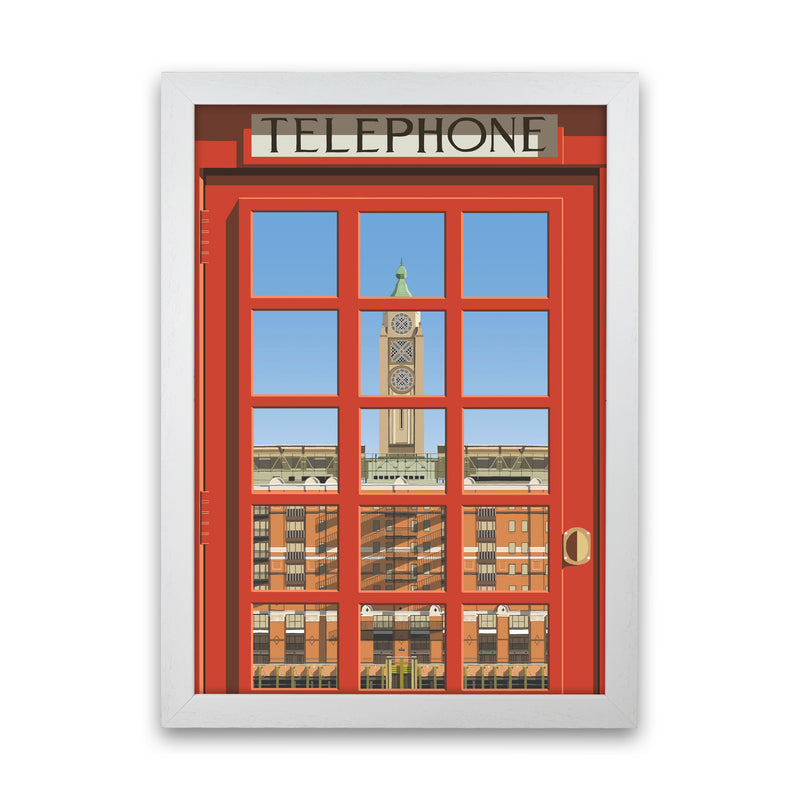 London Telephone Box 1 by Richard O'Neill White Grain
