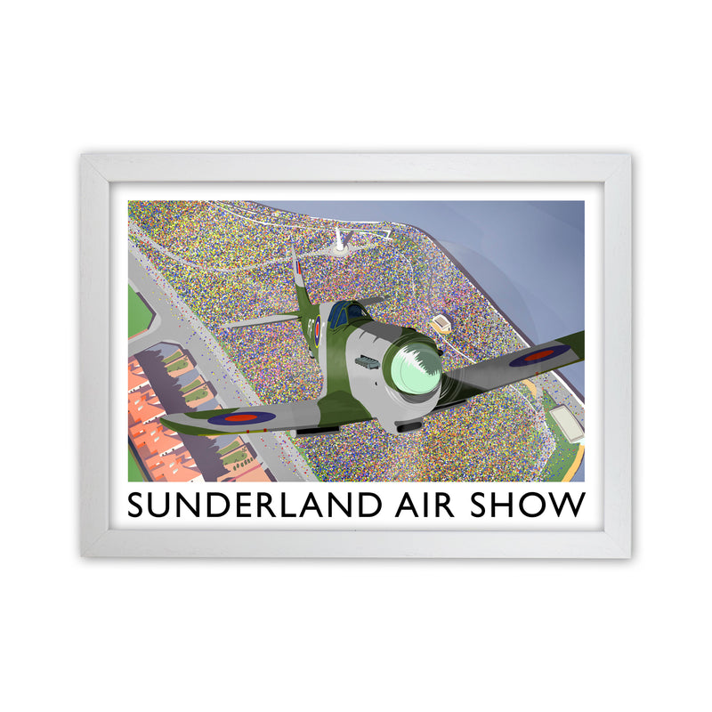 Sunderland Air Show 2 by Richard O'Neill White Grain