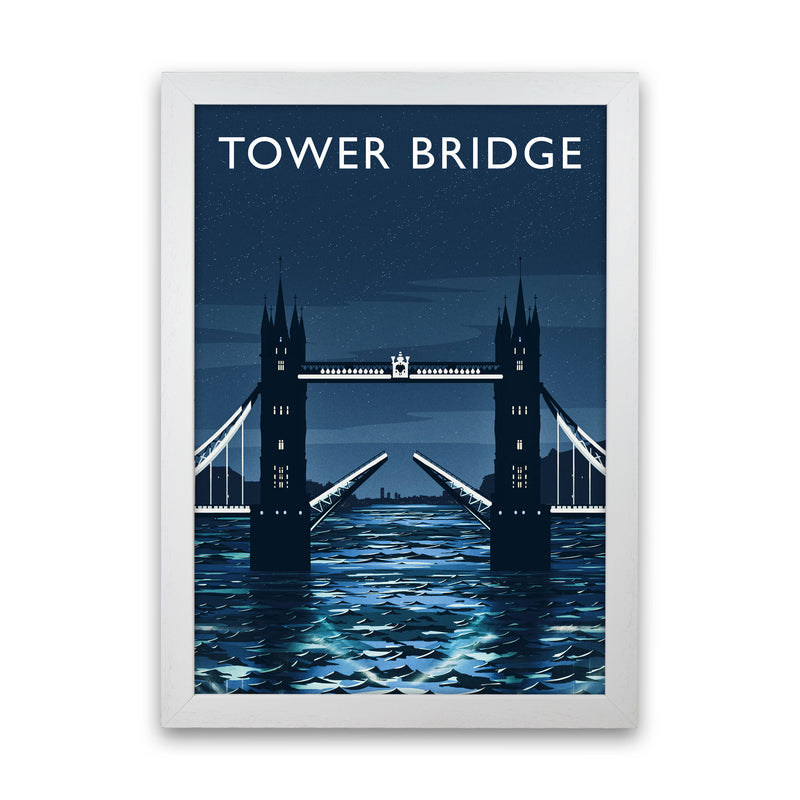 Tower Bridge portrait by Richard O'Neill White Grain