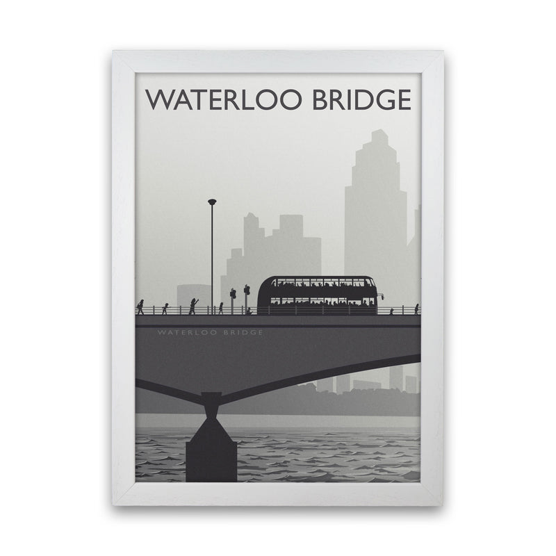 Waterloo Bridge portrait by Richard O'Neill White Grain