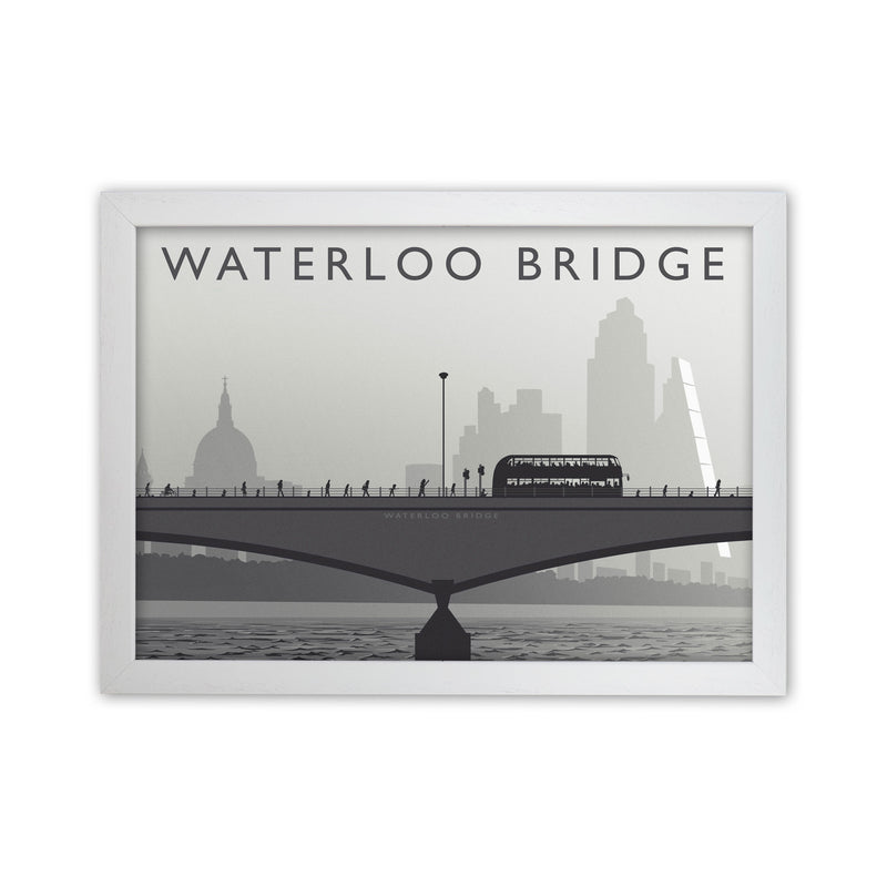 Waterloo Bridge by Richard O'Neill White Grain