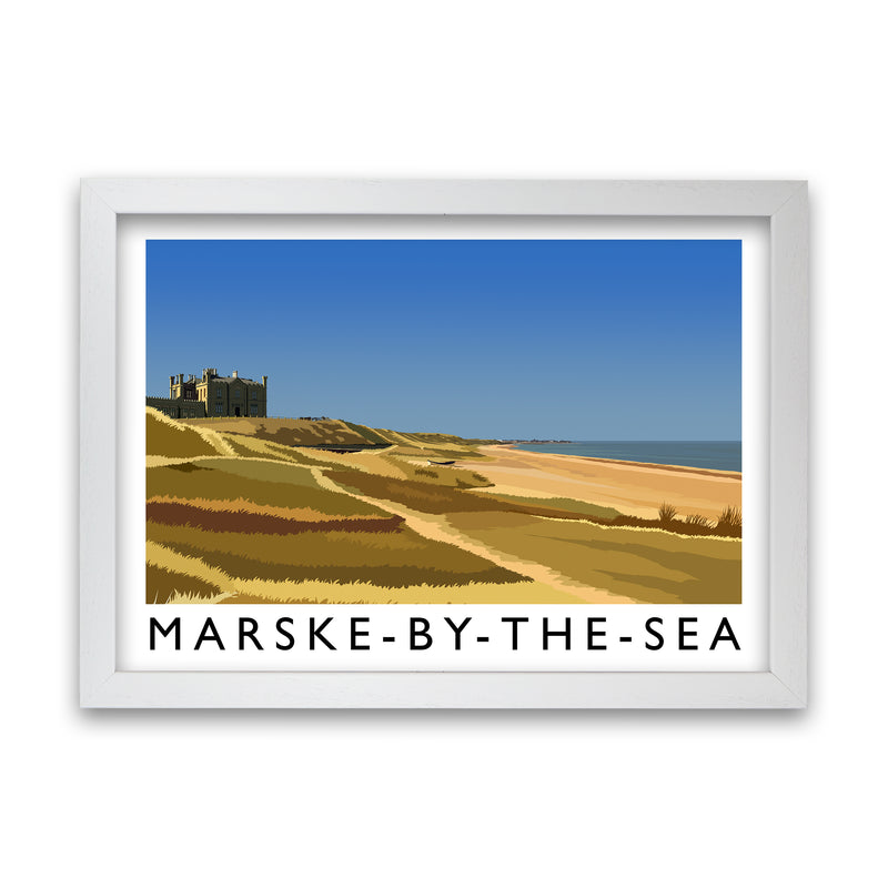 Marske-by-the-Sea 3 by Richard O'Neill White Grain