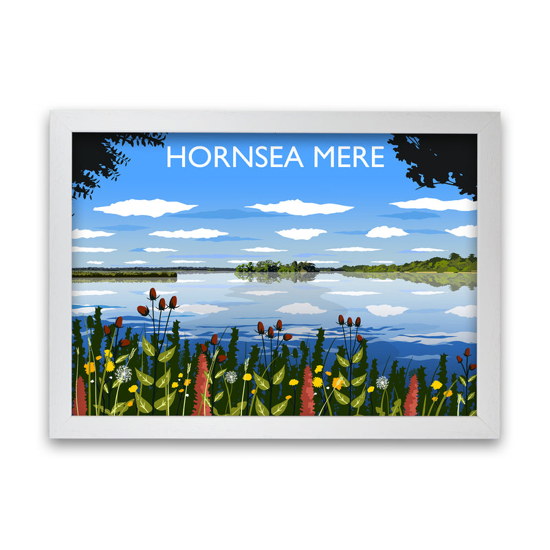 Hornsea Mere by Richard O'Neill White Grain