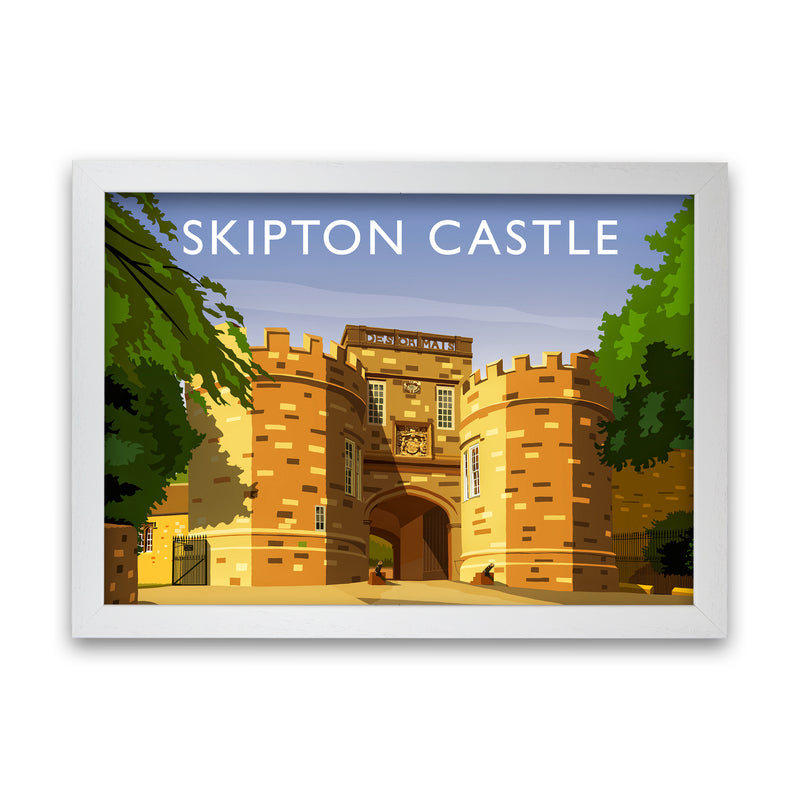 Skipton Castle by Richard O'Neill White Grain
