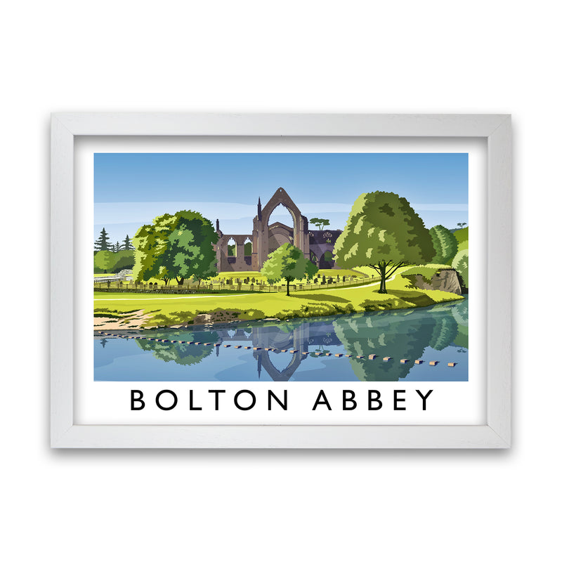 Bolton Abbey by Richard O'Neill White Grain