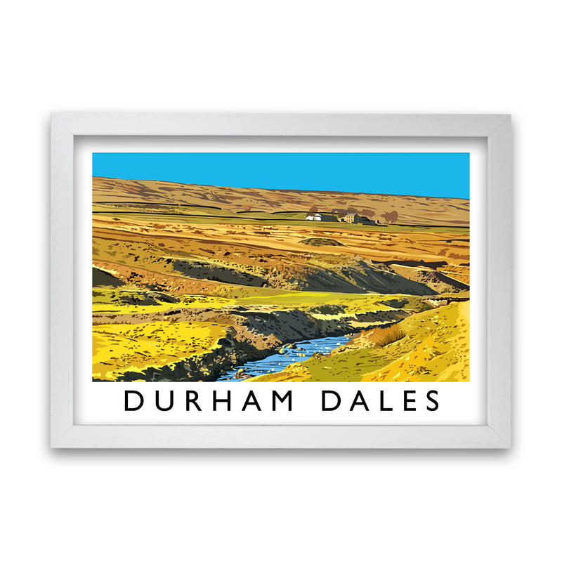 Durham Dales by Richard O'Neill White Grain
