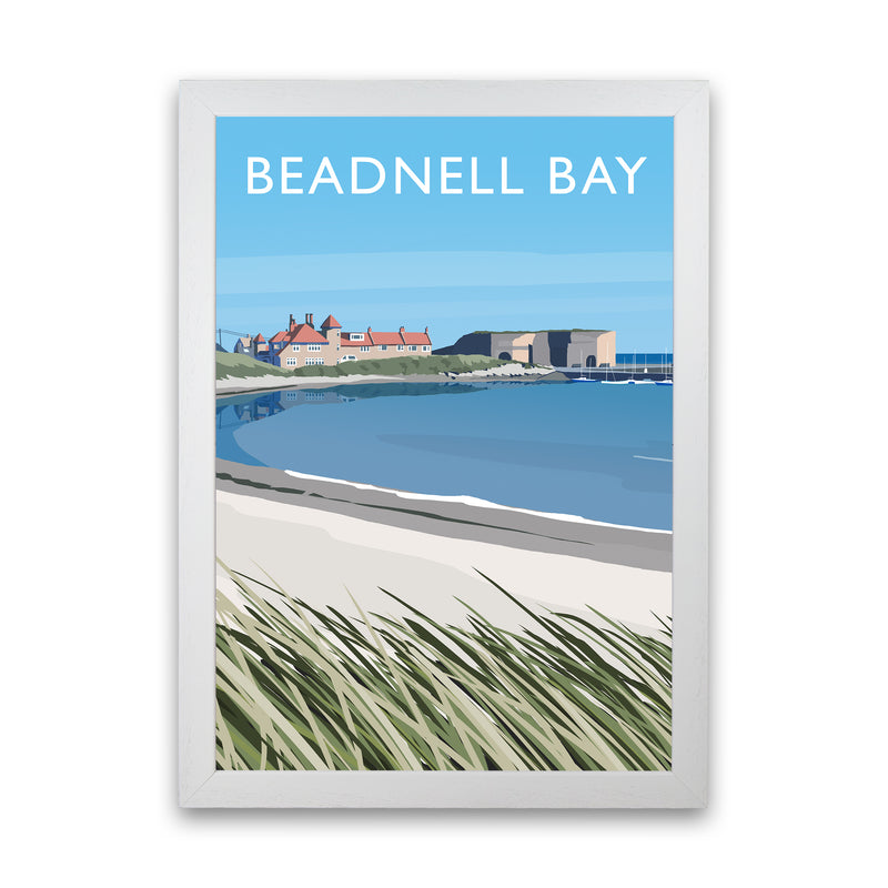 Beadnell Bay portrait by Richard O'Neill White Grain
