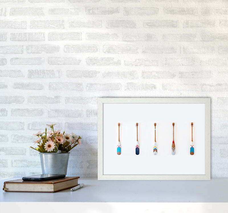 Five Oars Photography Art Print by Seven Trees Design
