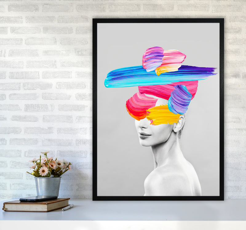 Beauty In Colors I Fashion Art Print by Seven Trees Design A1 White Frame