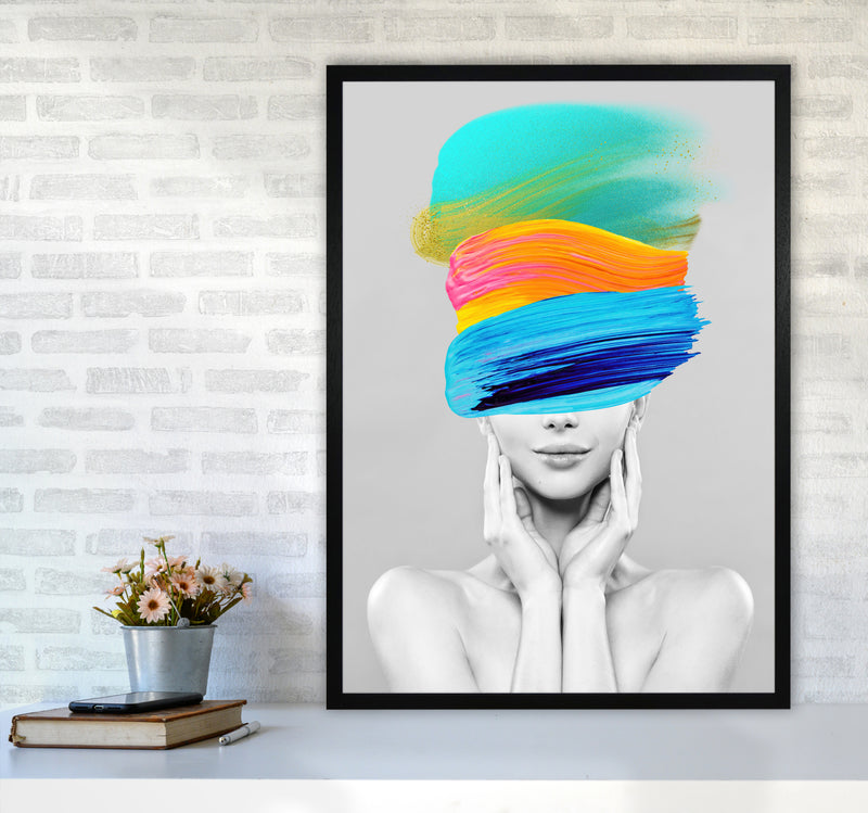 Beauty In Colors II Fashion Art Print by Seven Trees Design A1 White Frame