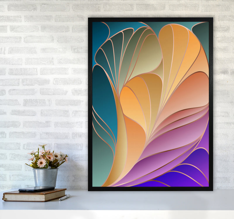 Colorful Art Deco IV Art Print by Seven Trees Design A1 White Frame