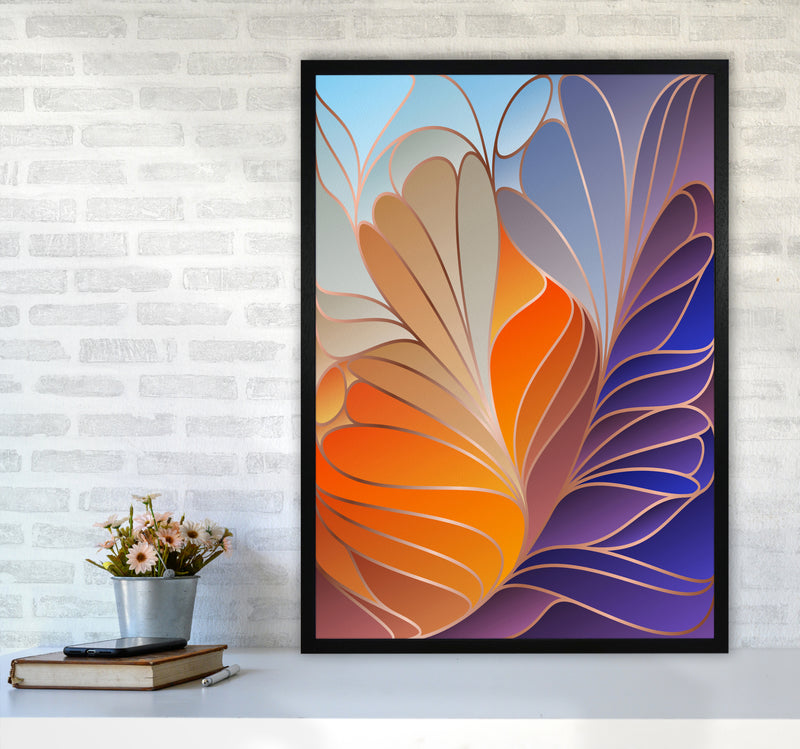 Colorful Art Deco III Art Print by Seven Trees Design A1 White Frame