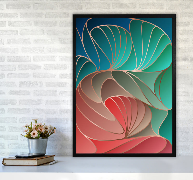 Colorful Art Deco I Art Print by Seven Trees Design A1 White Frame