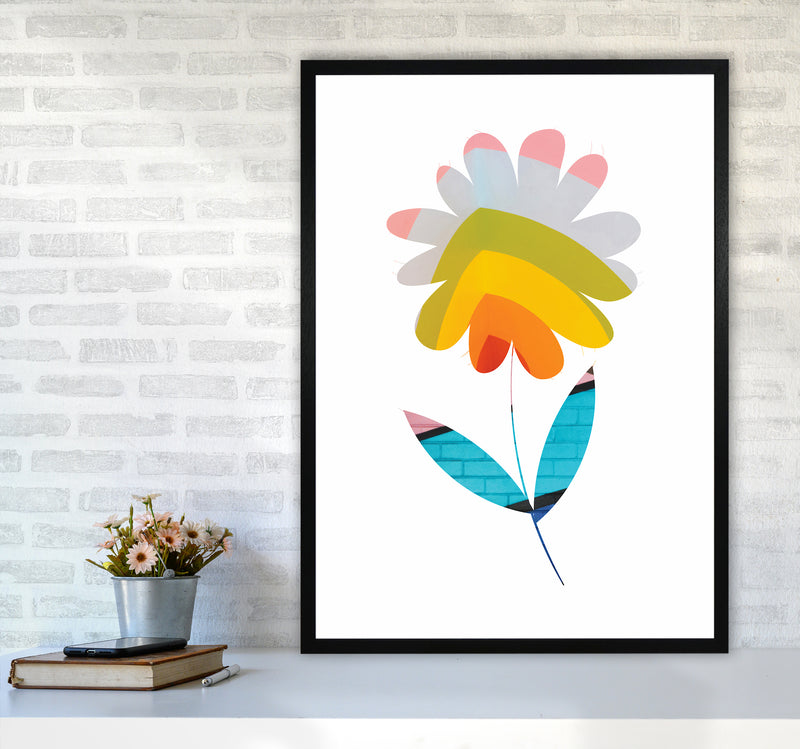 Graffiti Flower I Art Print by Seven Trees Design A1 White Frame
