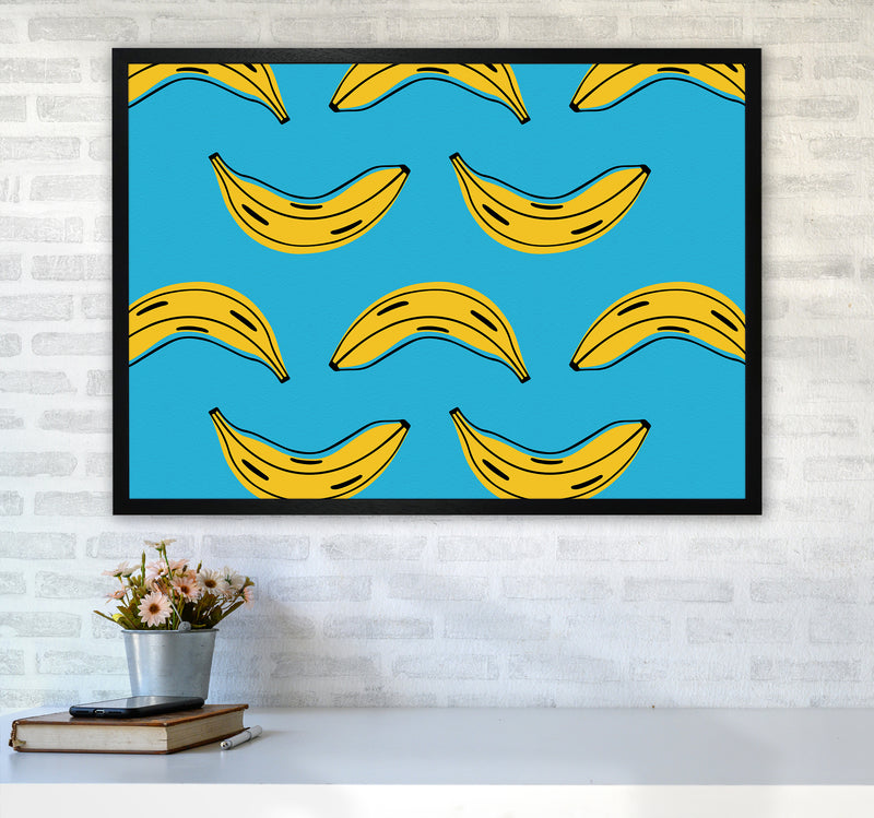 Is Bananas Art Print by Seven Trees Design A1 White Frame