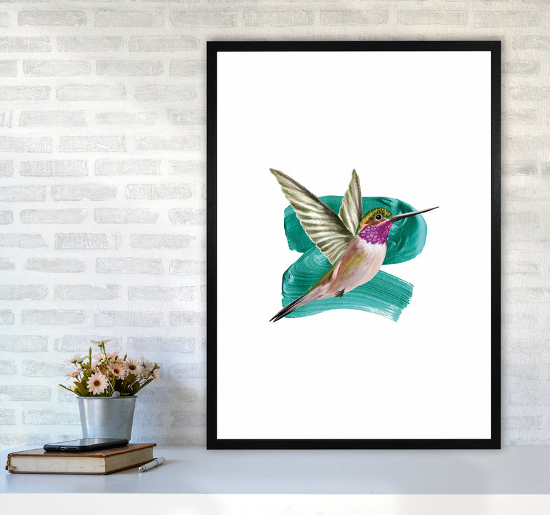 Modern Humingbird I Art Print by Seven Trees Design A1 White Frame