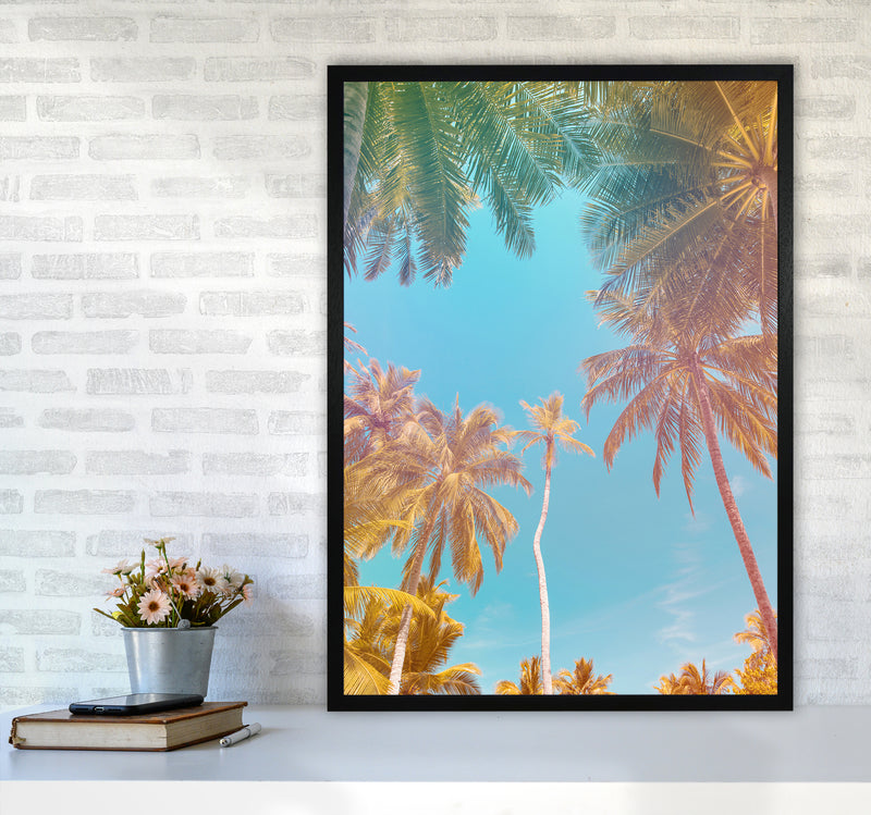 Palms Paradise Art Print by Seven Trees Design A1 White Frame