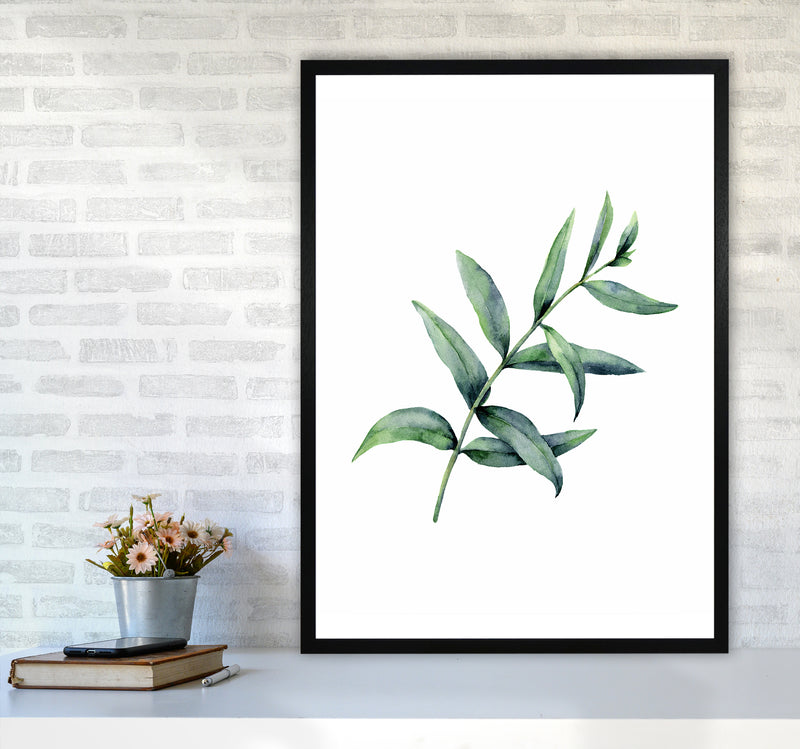 Watercolor Eucalyptus I Art Print by Seven Trees Design A1 White Frame