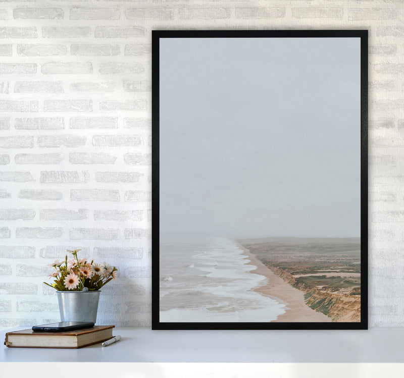Fog and Waves Art Print by Seven Trees Design A1 White Frame