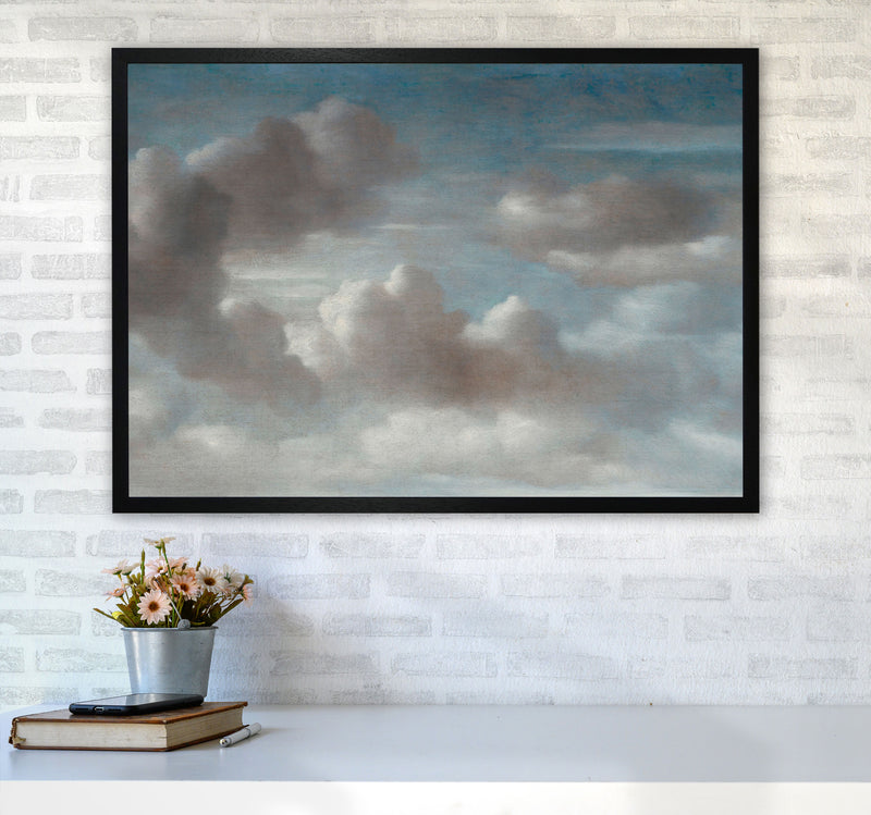 The Clouds Painting Art Print by Seven Trees Design A1 White Frame