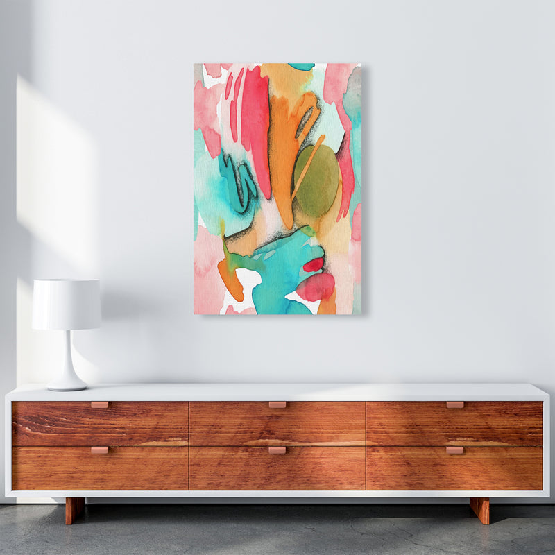 Abstract Watercolor Art Print by Seven Trees Design A1 Canvas