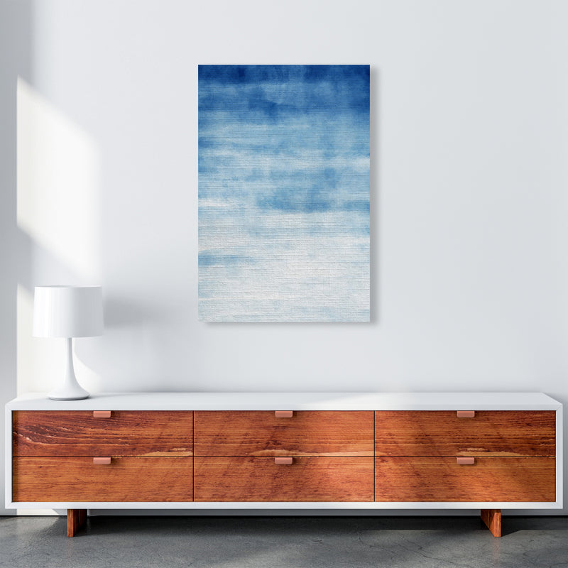 Abstract Blue Art Print by Seven Trees Design A1 Canvas