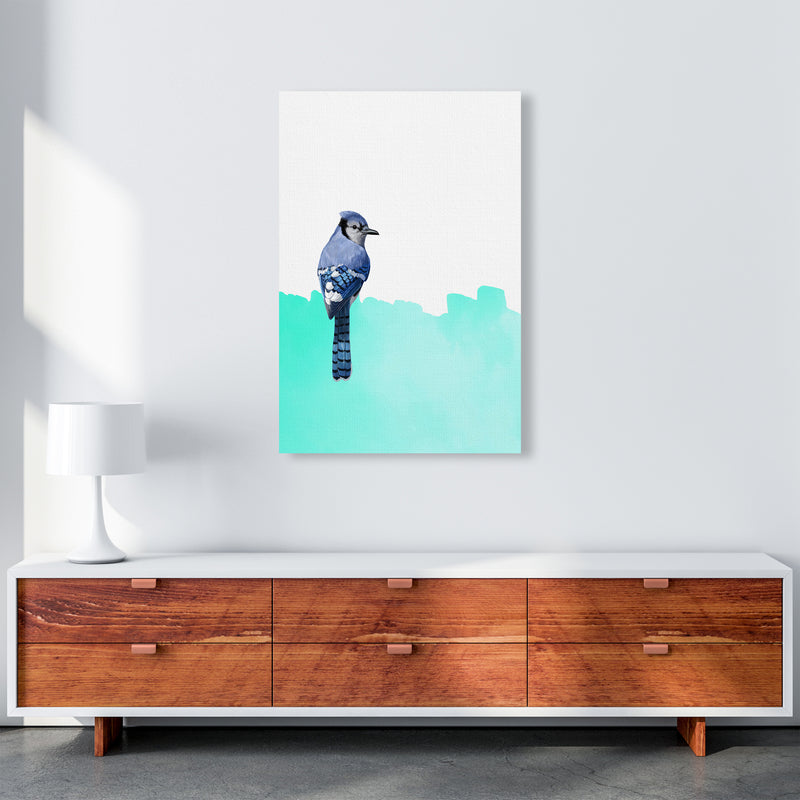 Bird Blue Art Print by Seven Trees Design A1 Canvas