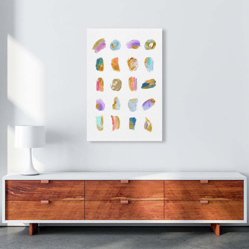 Painting Strokes Abstract Art Print by Seven Trees Design A1 Canvas