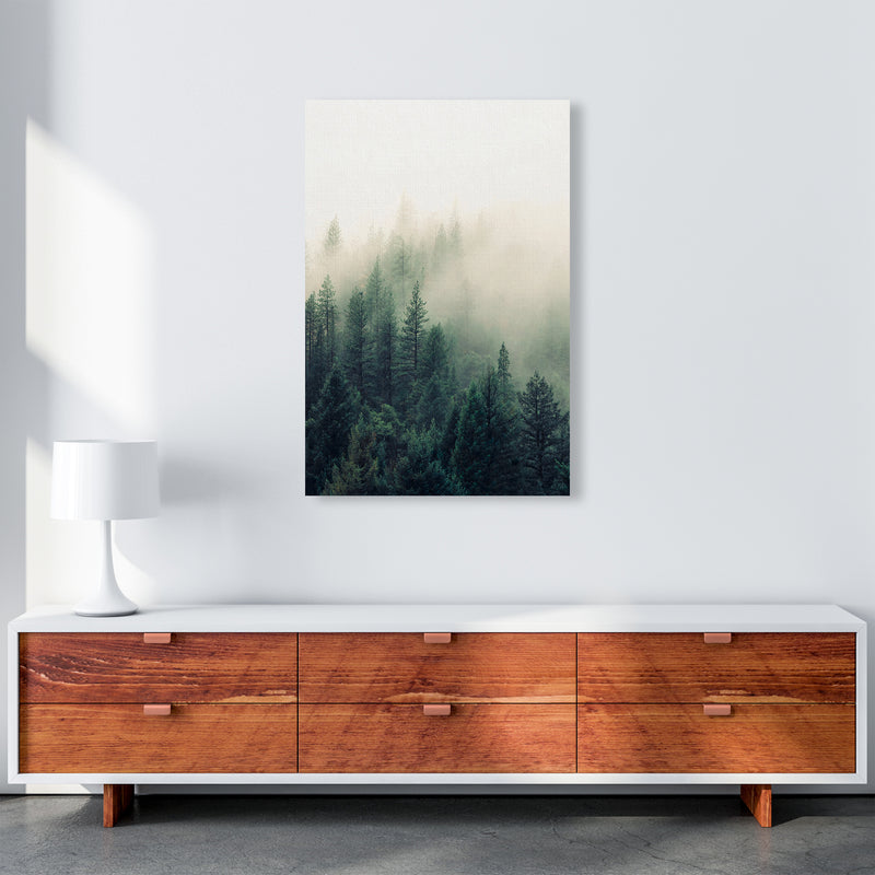 The Fog And The Forest II Photography Art Print by Seven Trees Design A1 Canvas