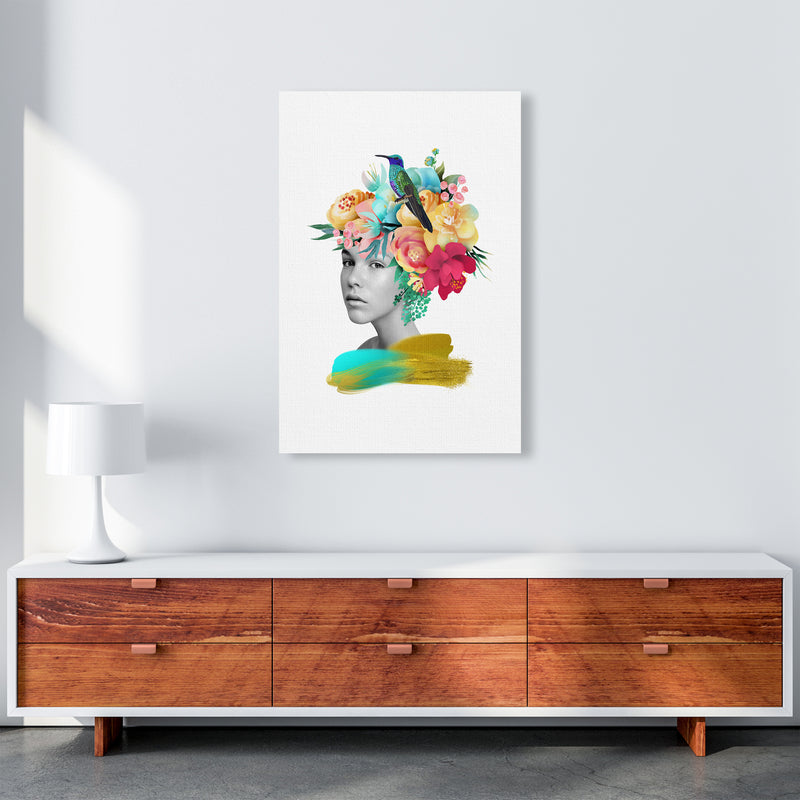 The Girl And The Paradise Art Print by Seven Trees Design A1 Canvas