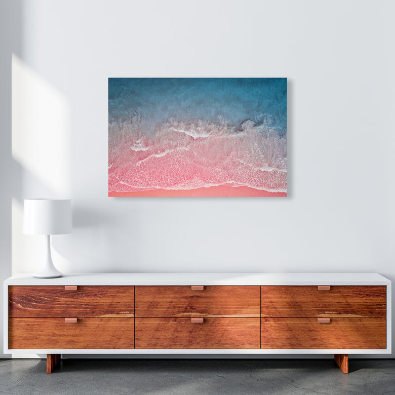The Pink Ocean Photography Art Print by Seven Trees Design A1 Canvas
