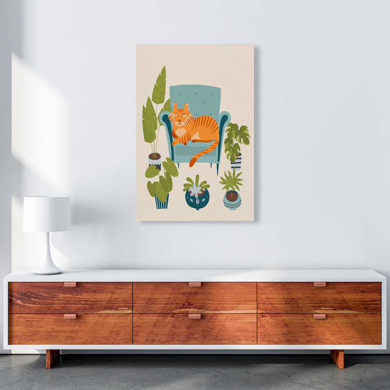 The Tiger of the city Art Print by Seven Trees Design A1 Canvas