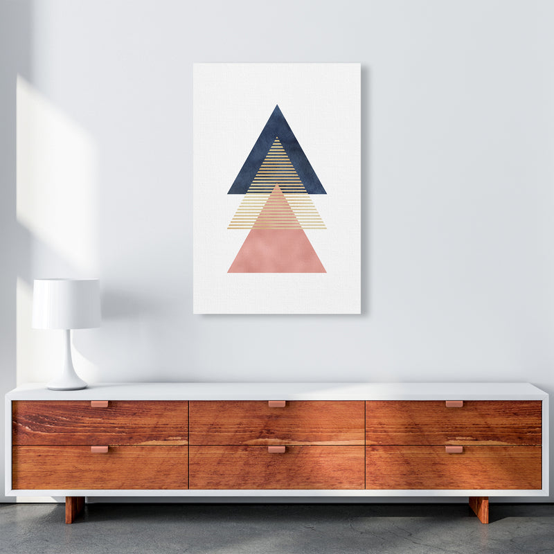 The Triangles Art Print by Seven Trees Design A1 Canvas