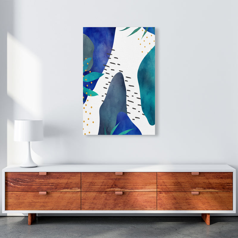 Watercolor Abstract Jungle Art Print by Seven Trees Design A1 Canvas
